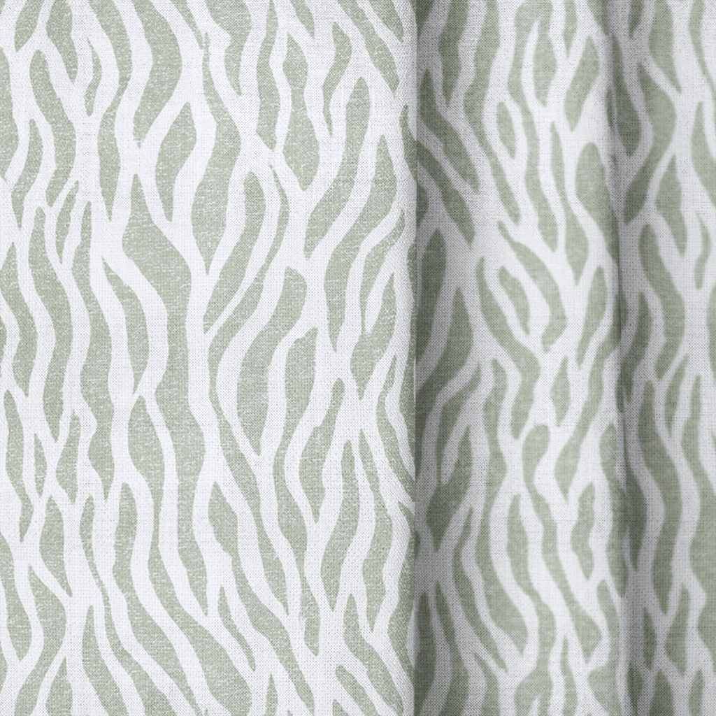 Solvine Waves - Curtain Panel - The Drapery