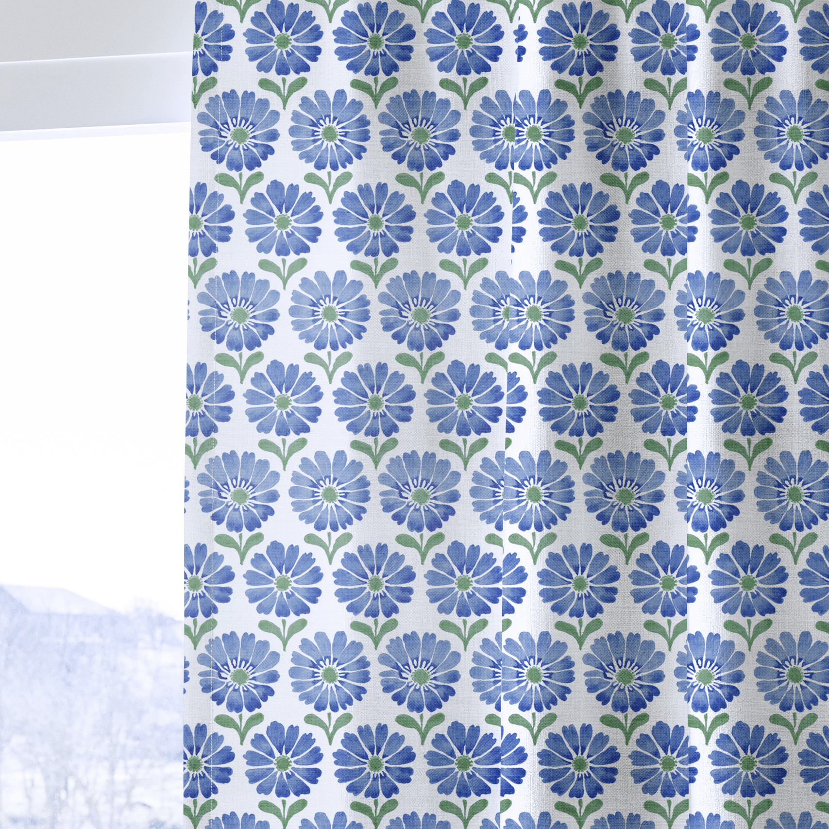 Soren Blooms - Curtain Panel - The Drapery