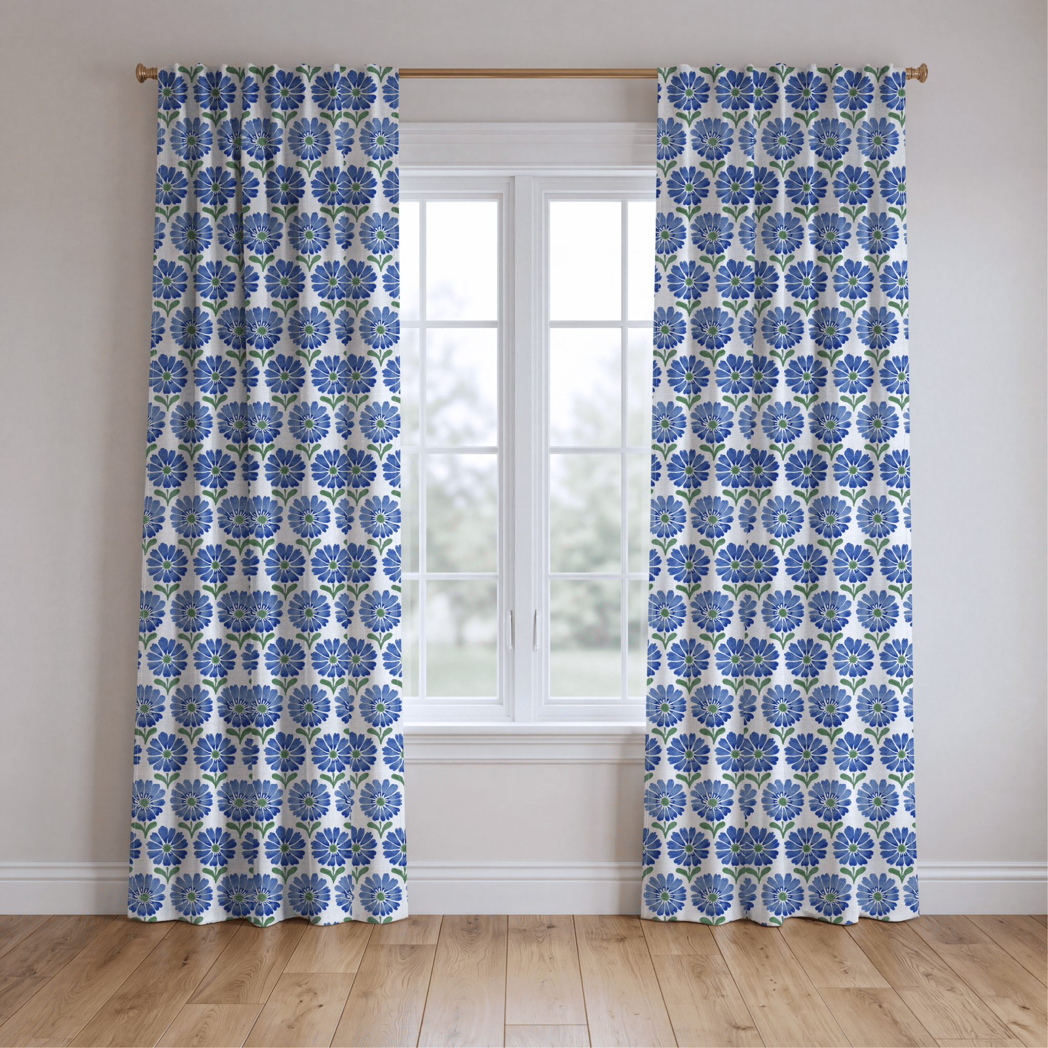 Soren Blooms - Curtain Panel - The Drapery