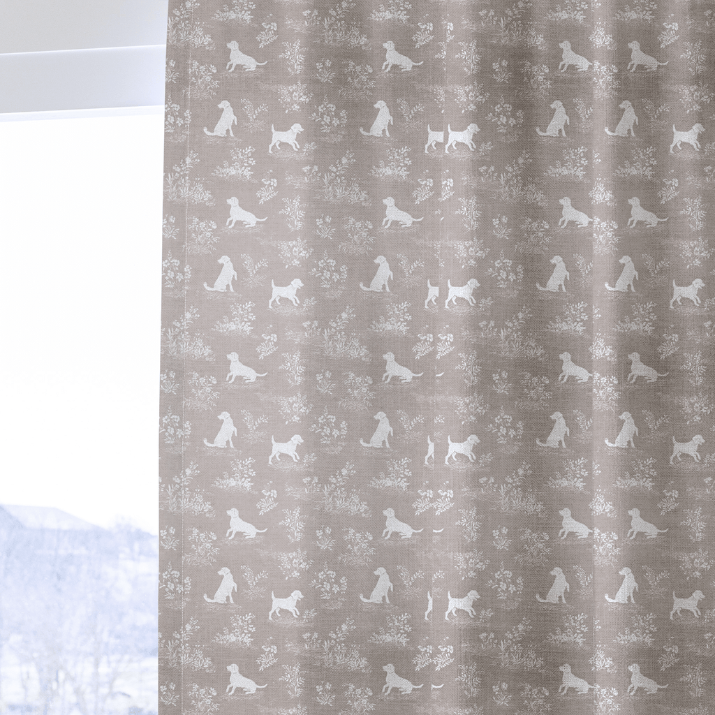 Spotted Dogs - Curtain Panel - The Drapery