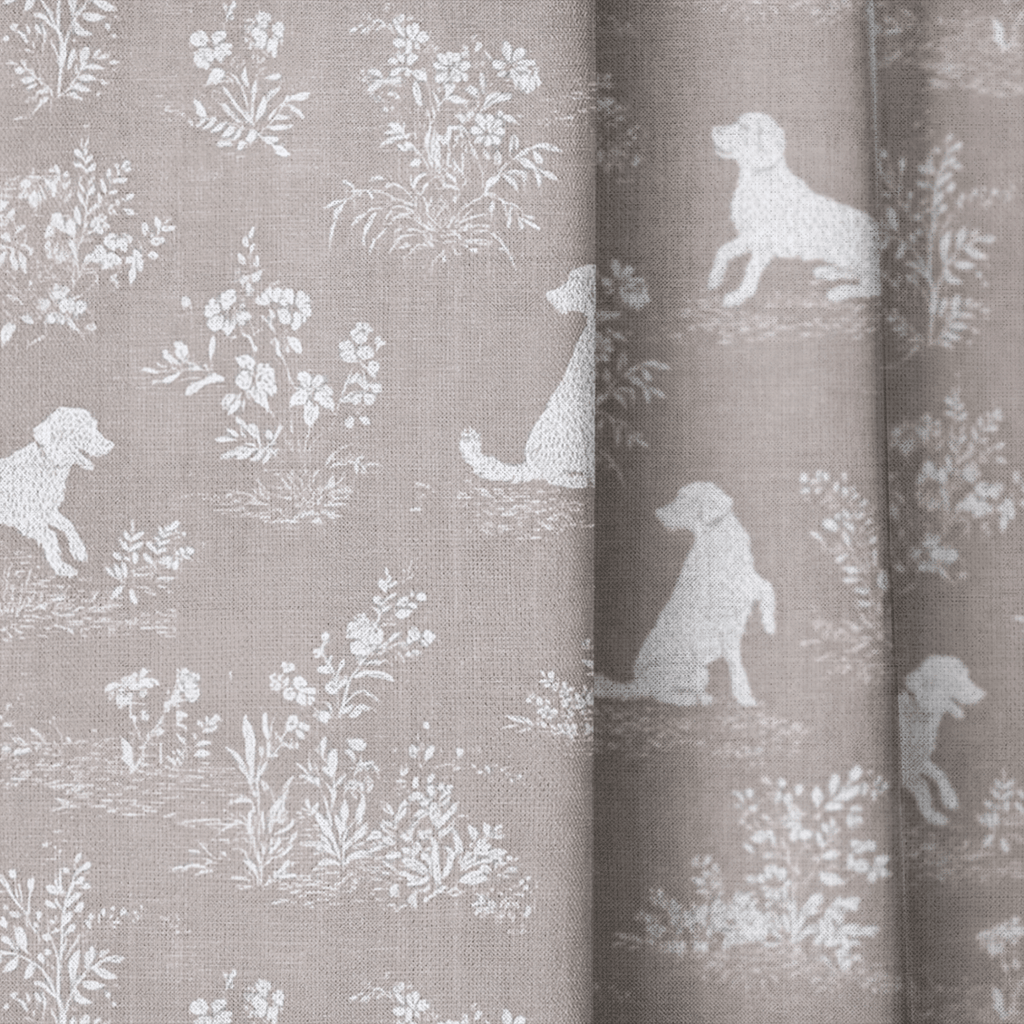 Spotted Dogs - Curtain Panel - The Drapery