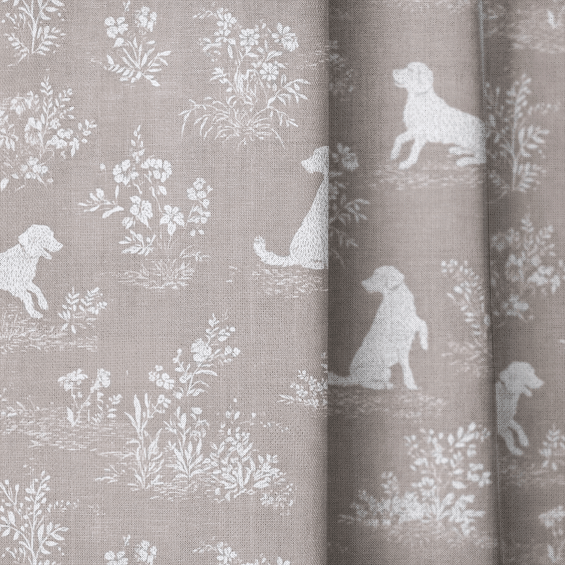 Spotted Dogs - Curtain Panel - The Drapery