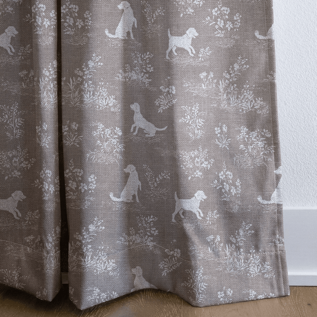 Spotted Dogs - Curtain Panel - The Drapery