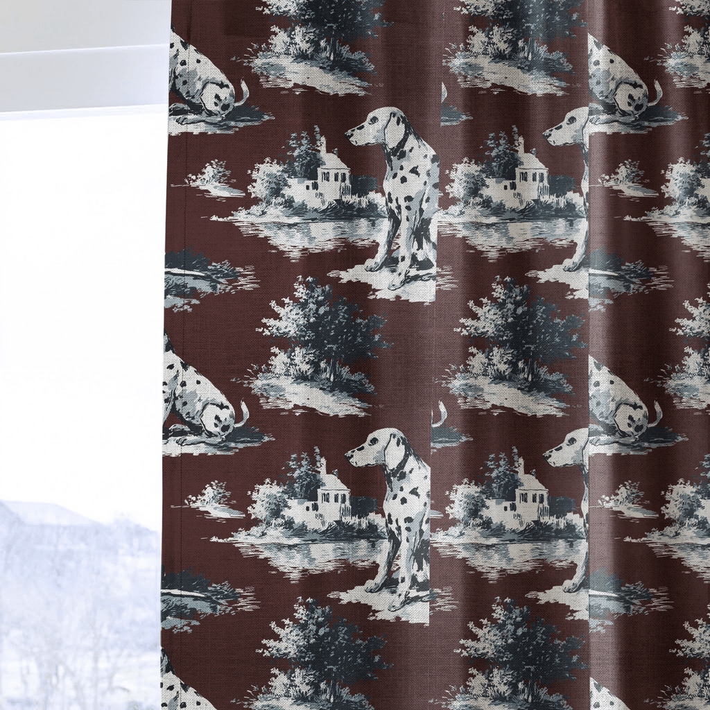Spotted Toile - Curtain Panel - The Drapery