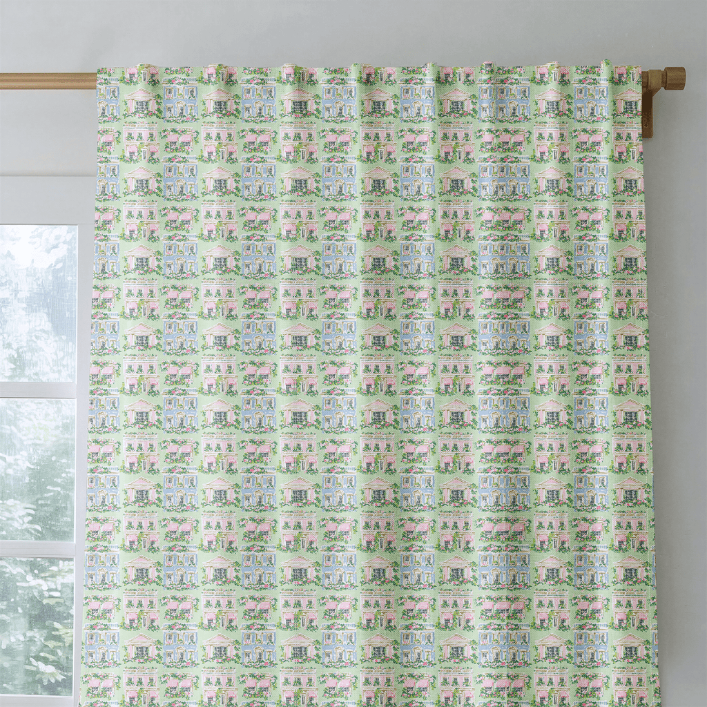 Spring Houses - Curtain Panel - The Drapery