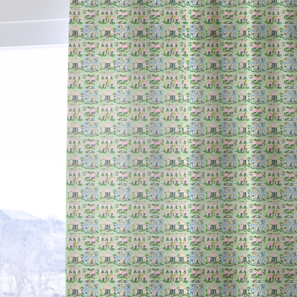 Spring Houses - Curtain Panel - The Drapery