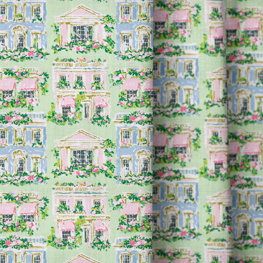 Spring Houses - Curtain Panel - The Drapery