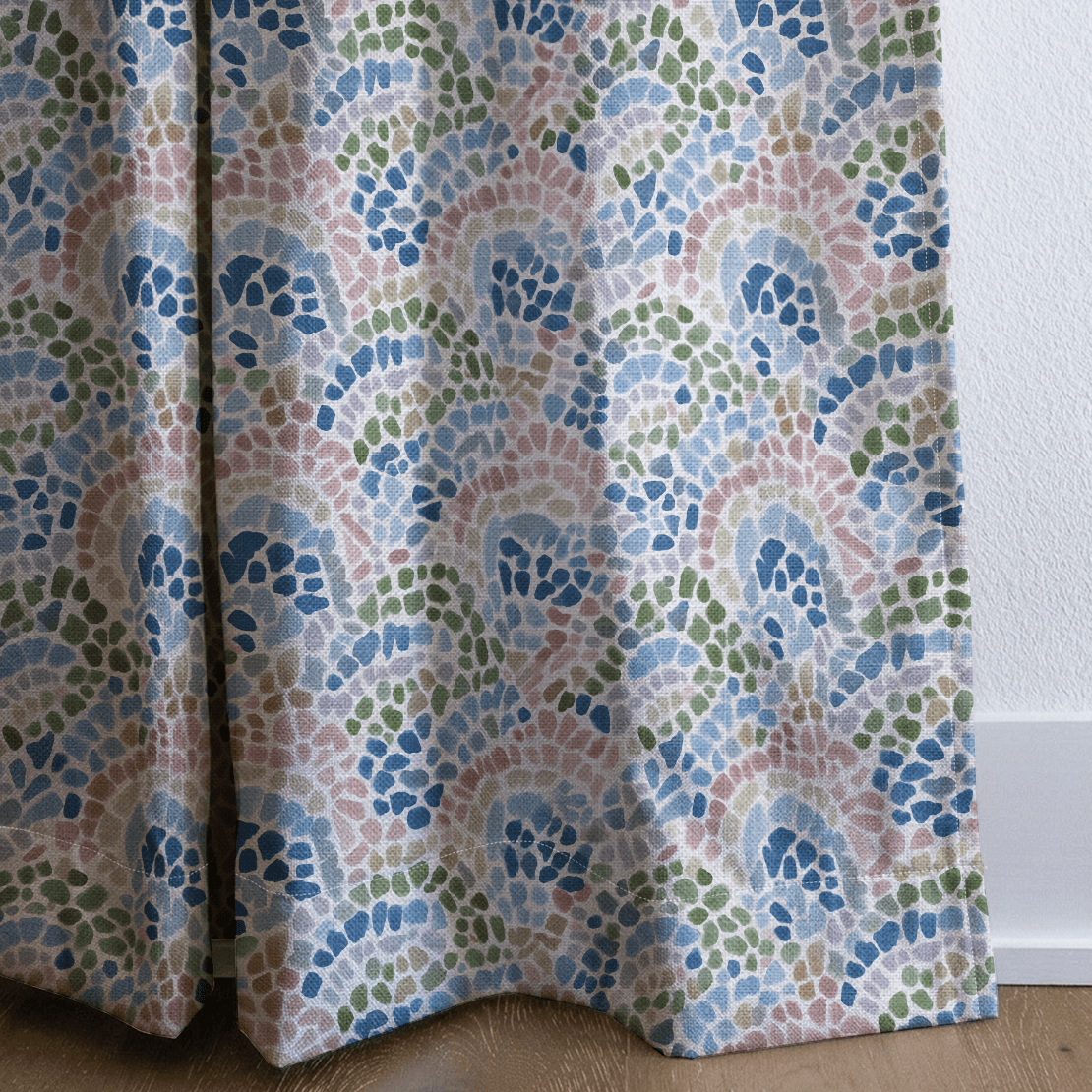 Spring Mosiacs - Curtain Panel - The Drapery