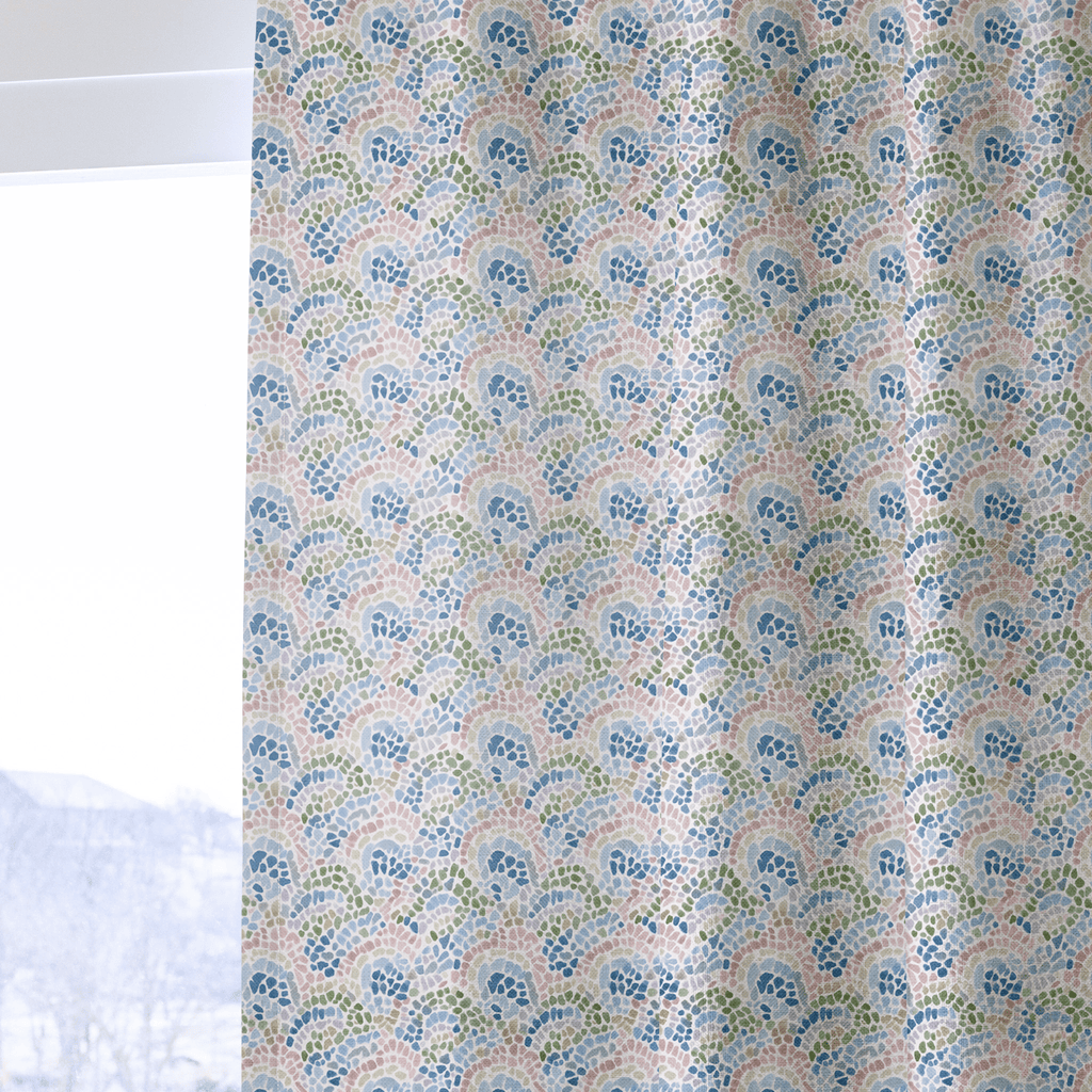 Spring Mosiacs - Curtain Panel - The Drapery