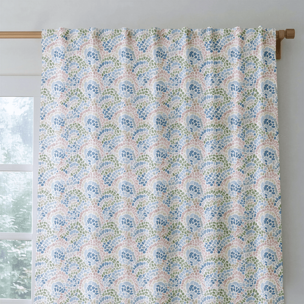 Spring Mosiacs - Curtain Panel - The Drapery