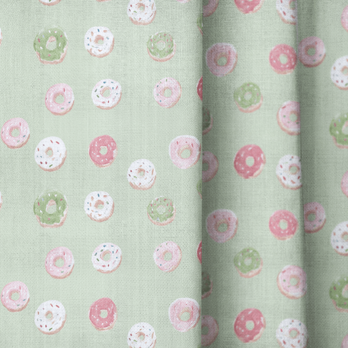 Sprinkle Dontuts - Curtain Panel - The Drapery