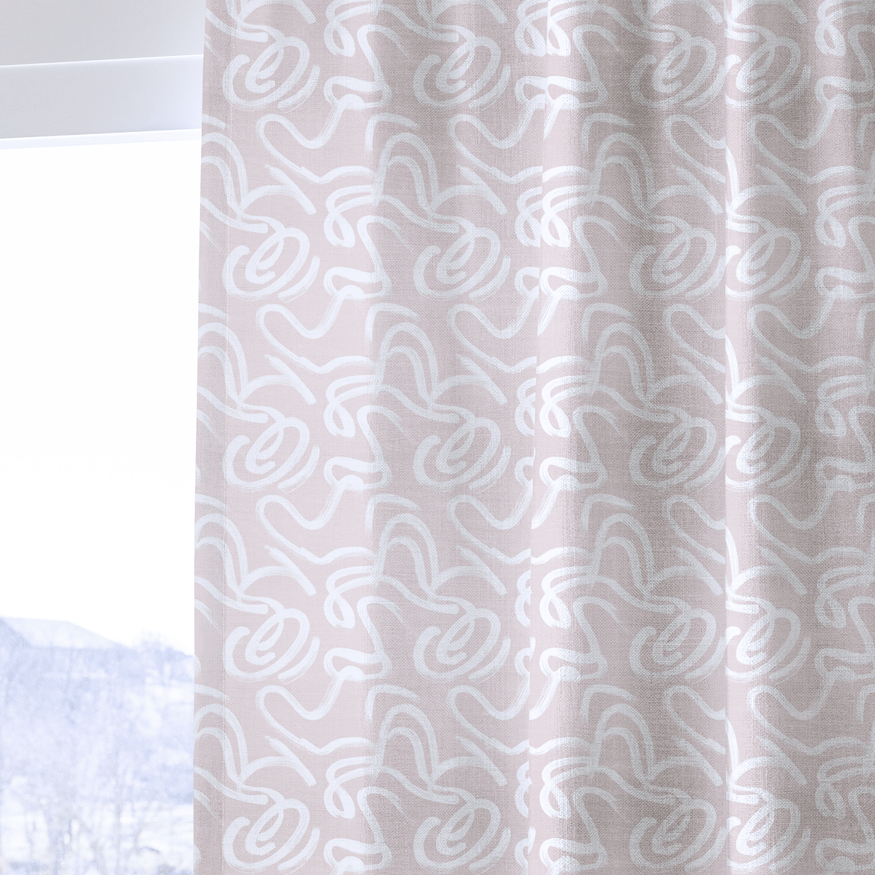 Squiggles - Curtain Panel - The Drapery