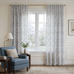 Stitch Hearts - Curtain Panel - The Drapery