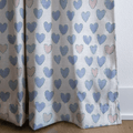 Stitch Hearts - Curtain Panel - The Drapery