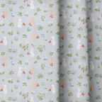 StrawBEARies - Curtain Panel - The Drapery