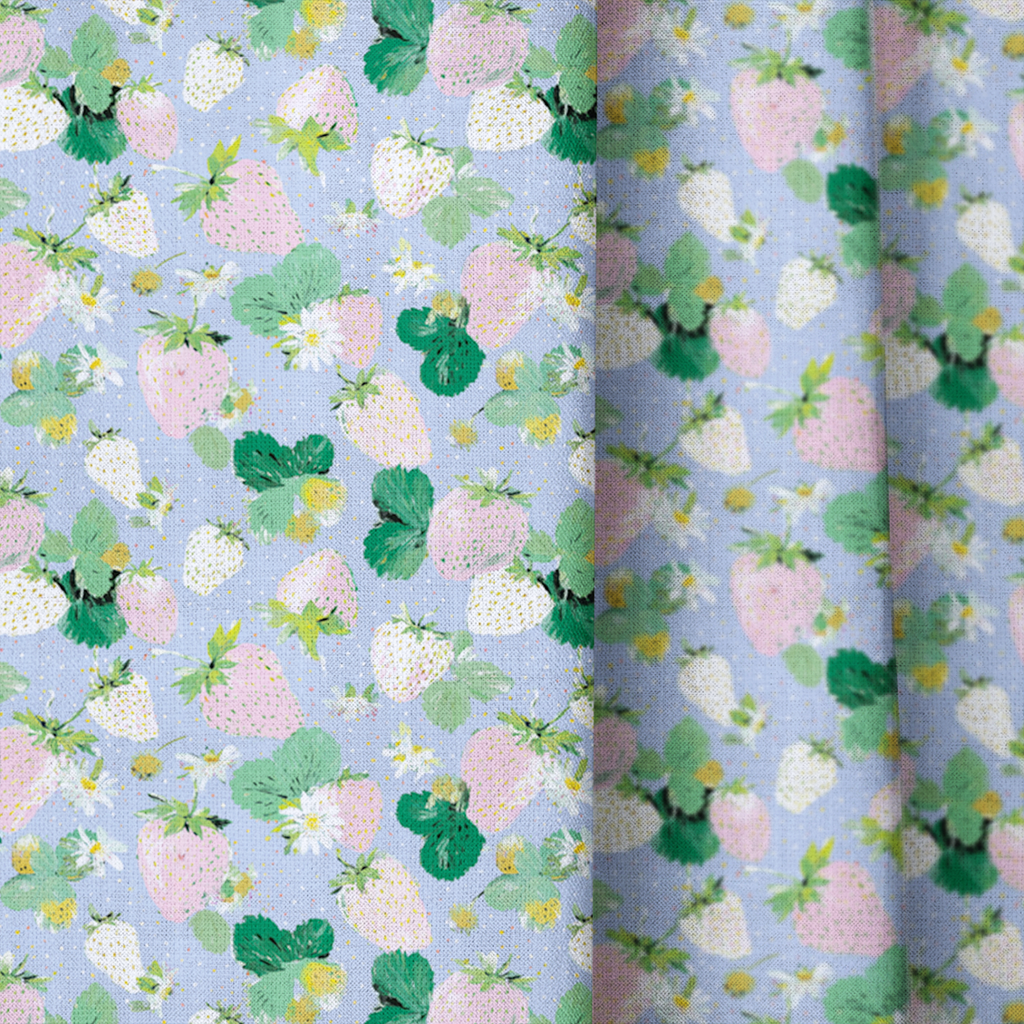Strawberry Fields - Curtain Panel - The Drapery