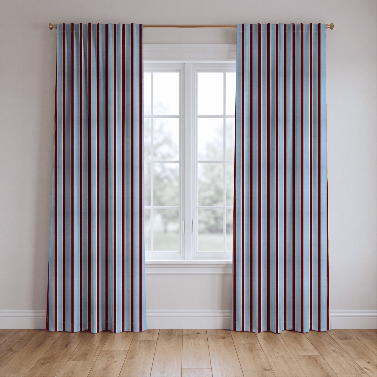 Striped Haven - Curtain Panel - The Drapery