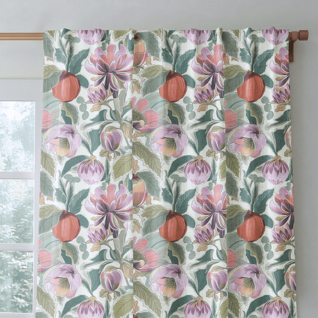 Summerfruit Blooms - Curtain Panel - The Drapery