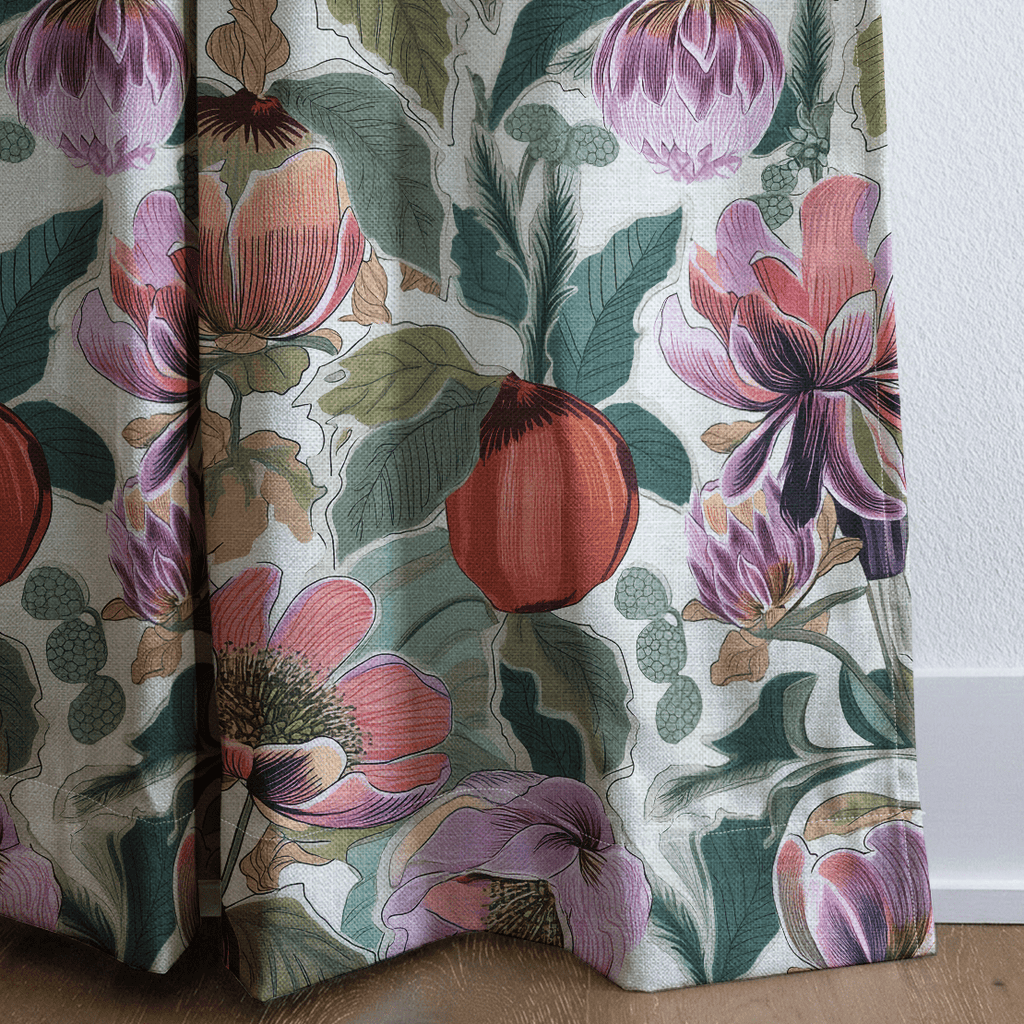 Summerfruit Blooms - Curtain Panel - The Drapery