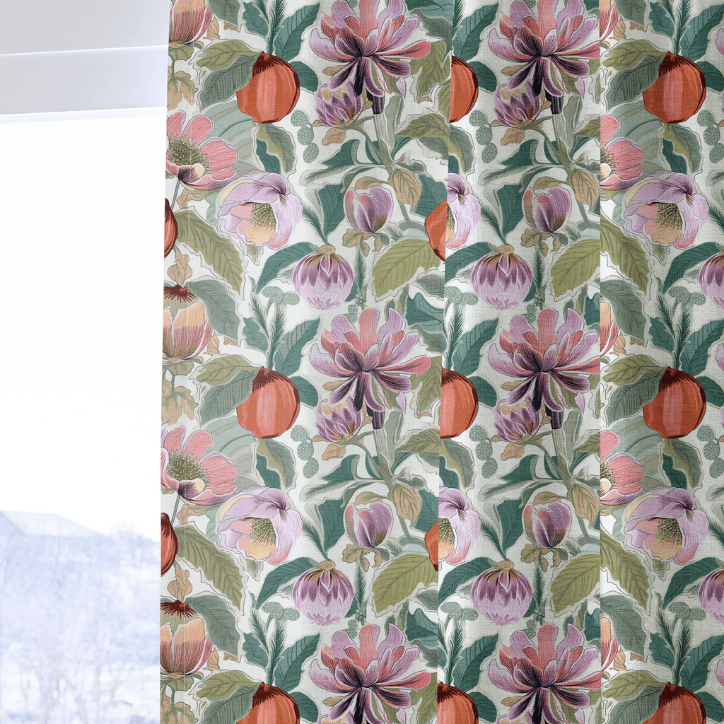 Summerfruit Blooms - Curtain Panel - The Drapery