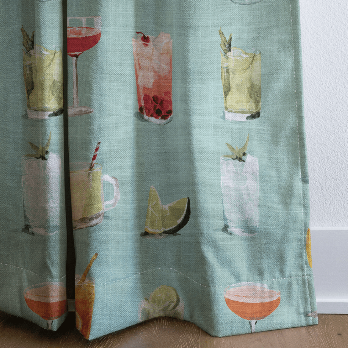 Summertime Sips - Curtain Panel - The Drapery