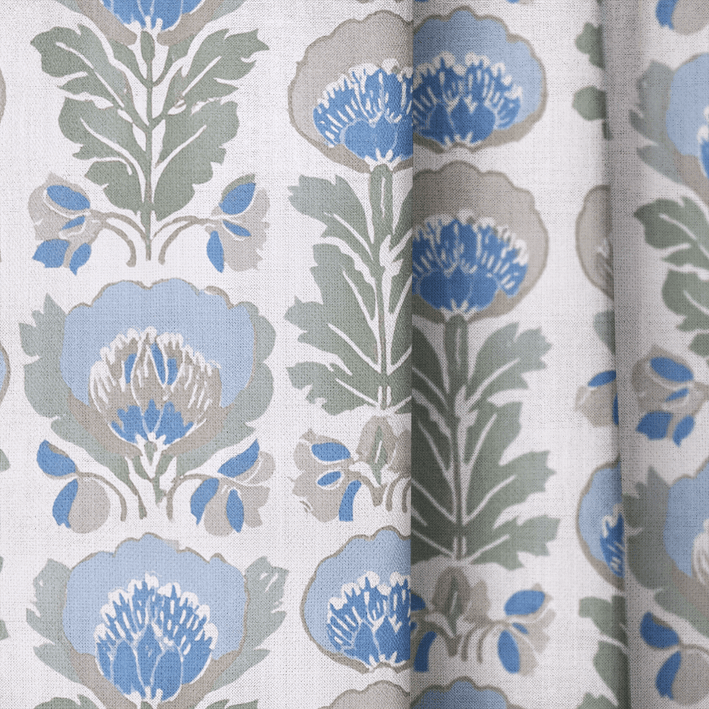 Sunday Garden - Curtain Panel - The Drapery
