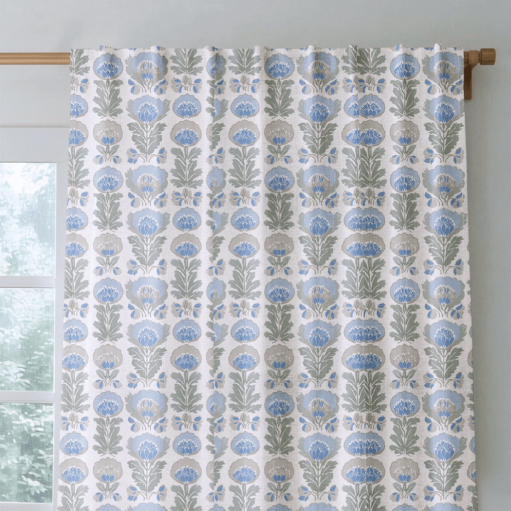 Sunday Garden - Curtain Panel - The Drapery