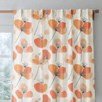 Sunset Poppies - Curtain Panel - The Drapery