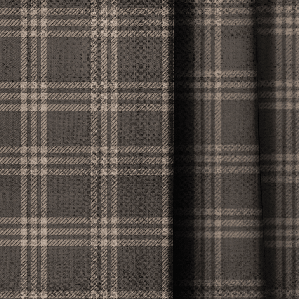 Sutton Roast - Curtain Panel - The Drapery