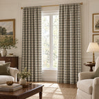 Sutton Slate - Curtain Panel - The Drapery