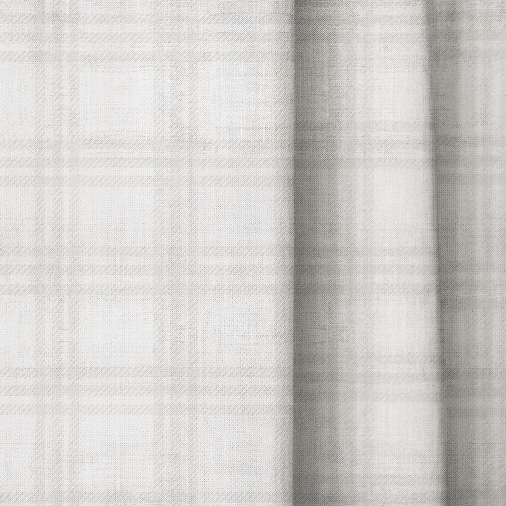 Sutton Vanilla - Curtain Panel - The Drapery