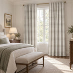 Sutton Vanilla - Curtain Panel - The Drapery