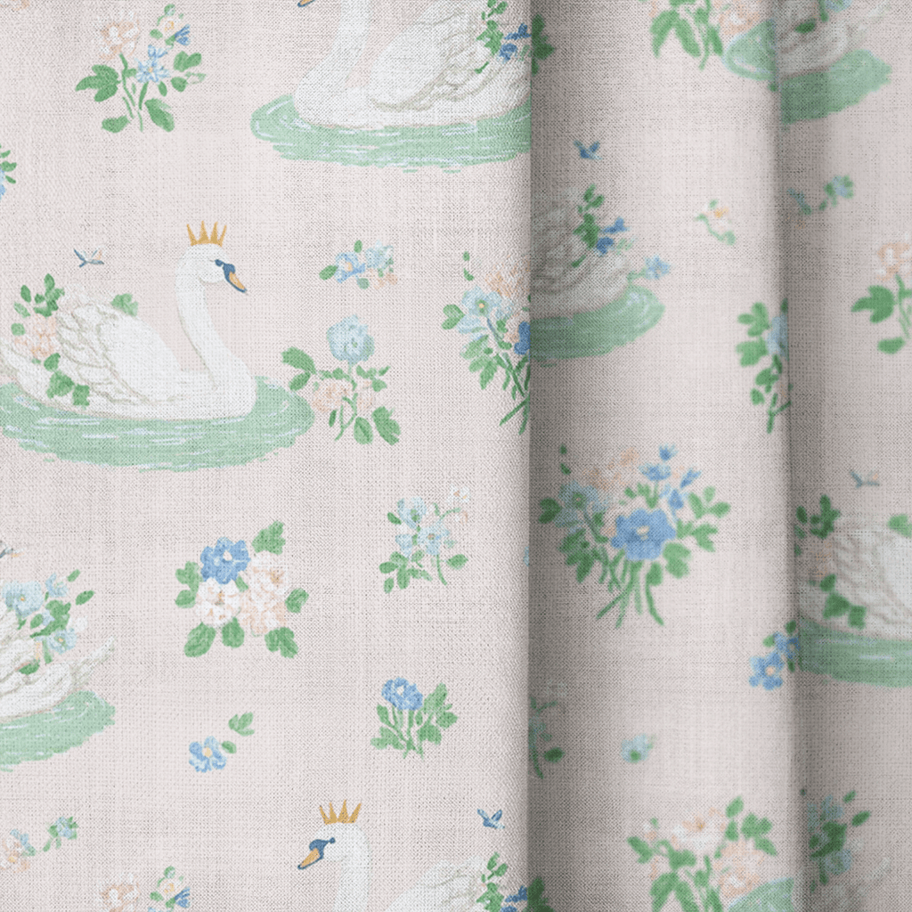 Swan Princess - Curtain Panel - The Drapery