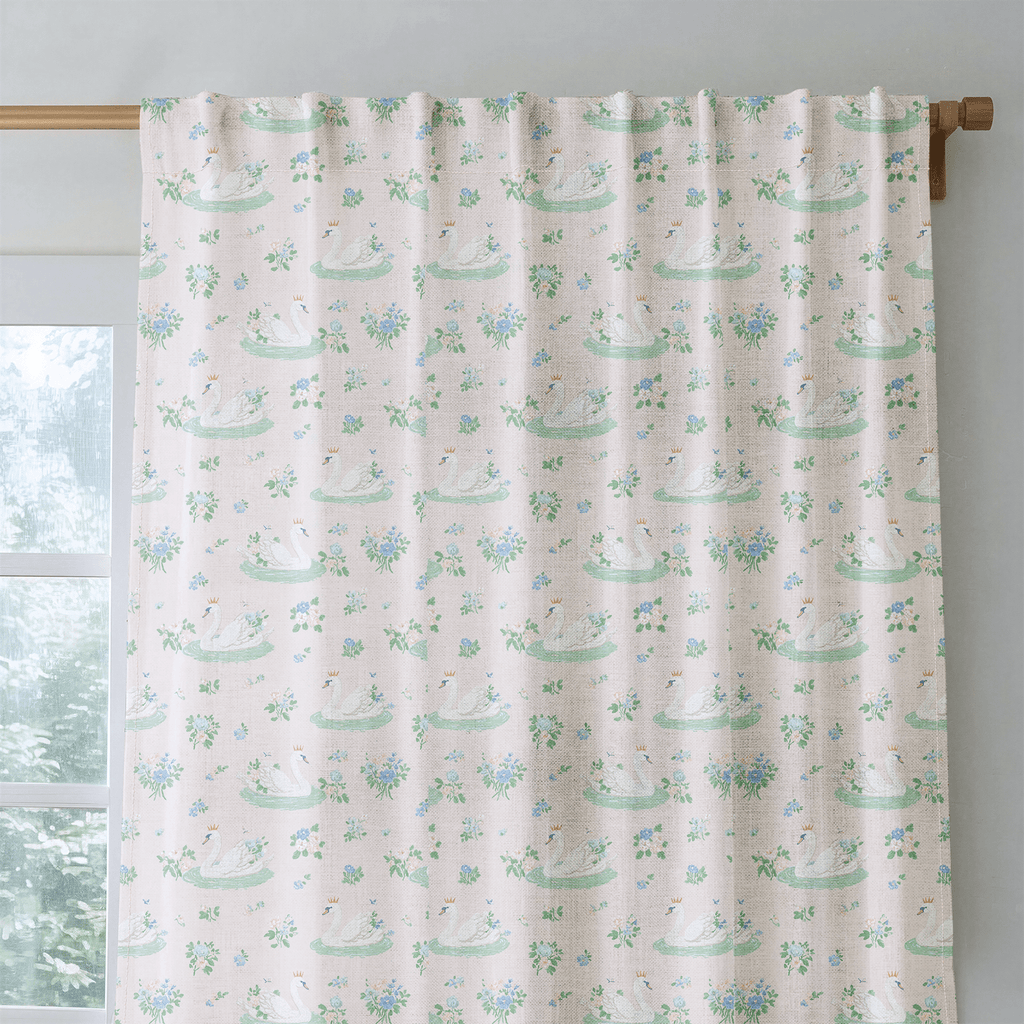Swan Princess - Curtain Panel - The Drapery