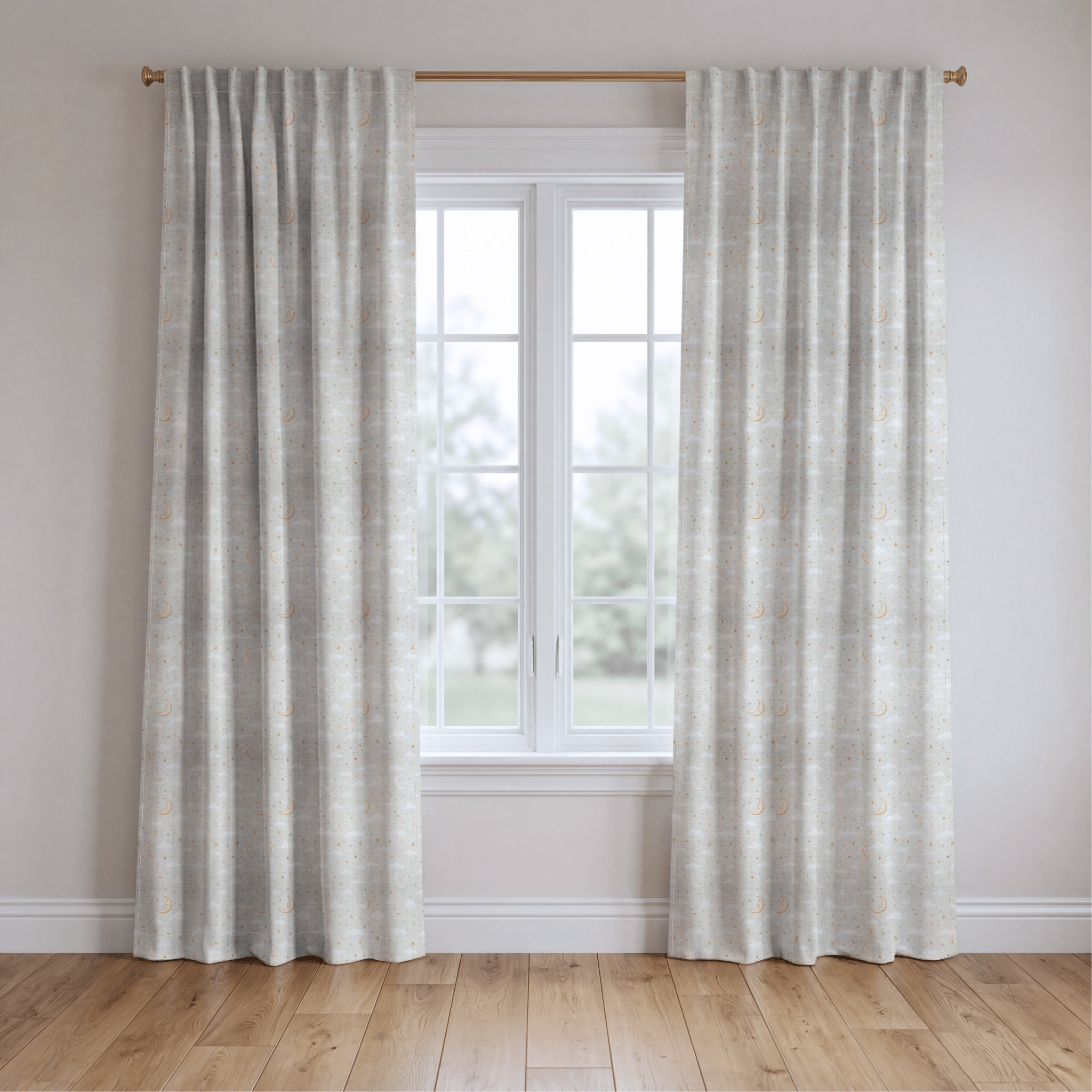 Sweet Dreams Sky - Curtain Panel - The Drapery