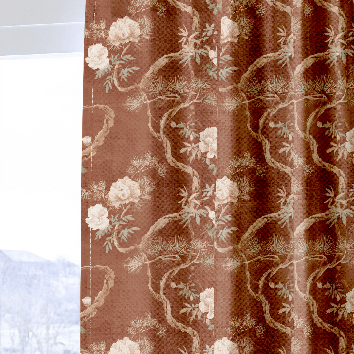 Tannin - Curtain Panel - The Drapery