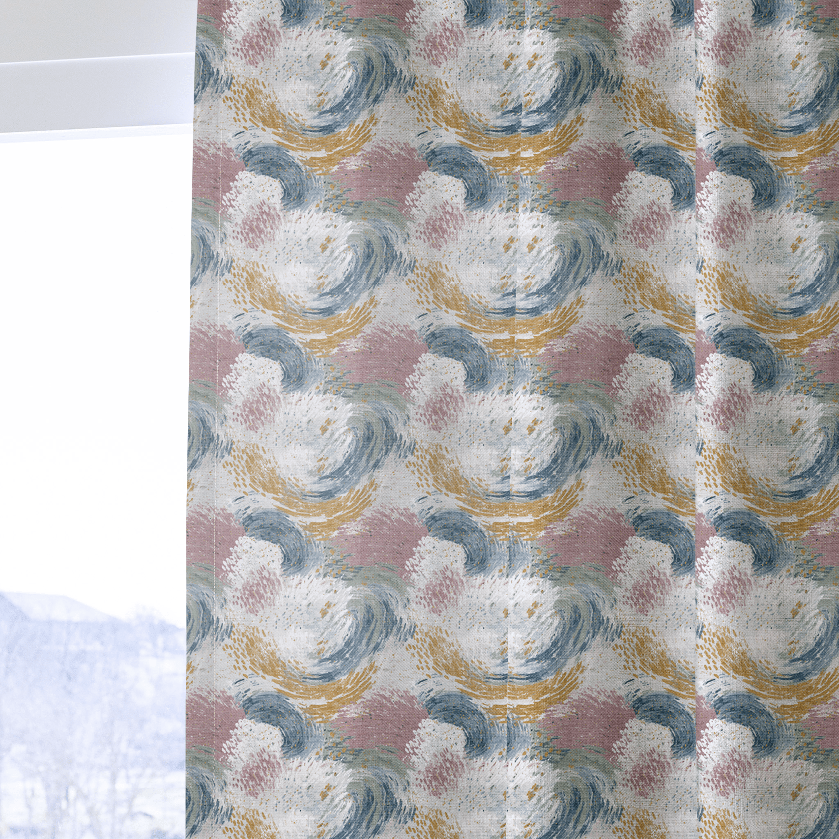 Tapestries Twirl - Curtain Panel - The Drapery