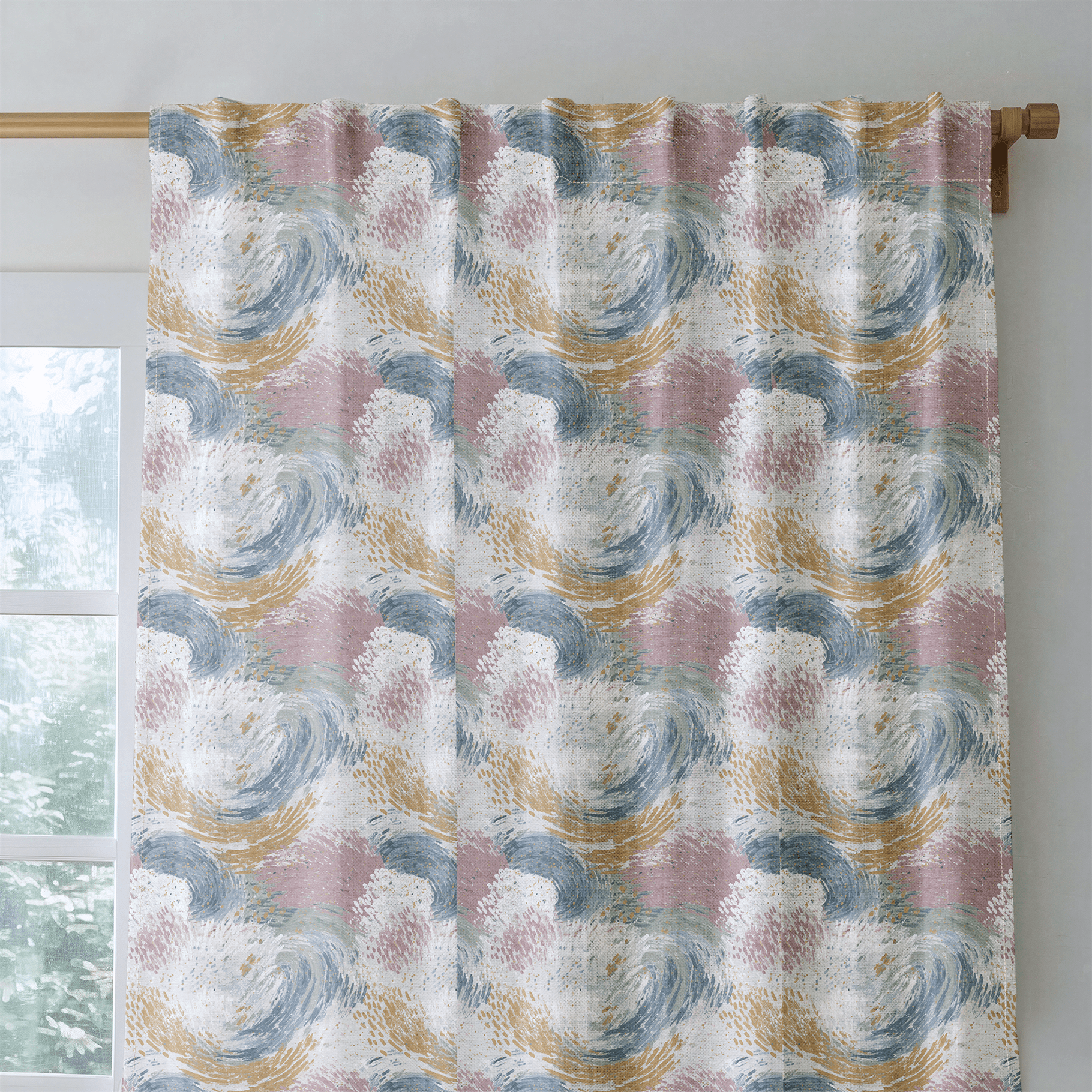 Tapestries Twirl - Curtain Panel - The Drapery