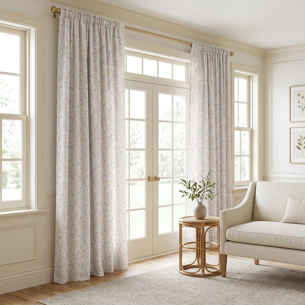 Tennis Star - Curtain Panel - The Drapery