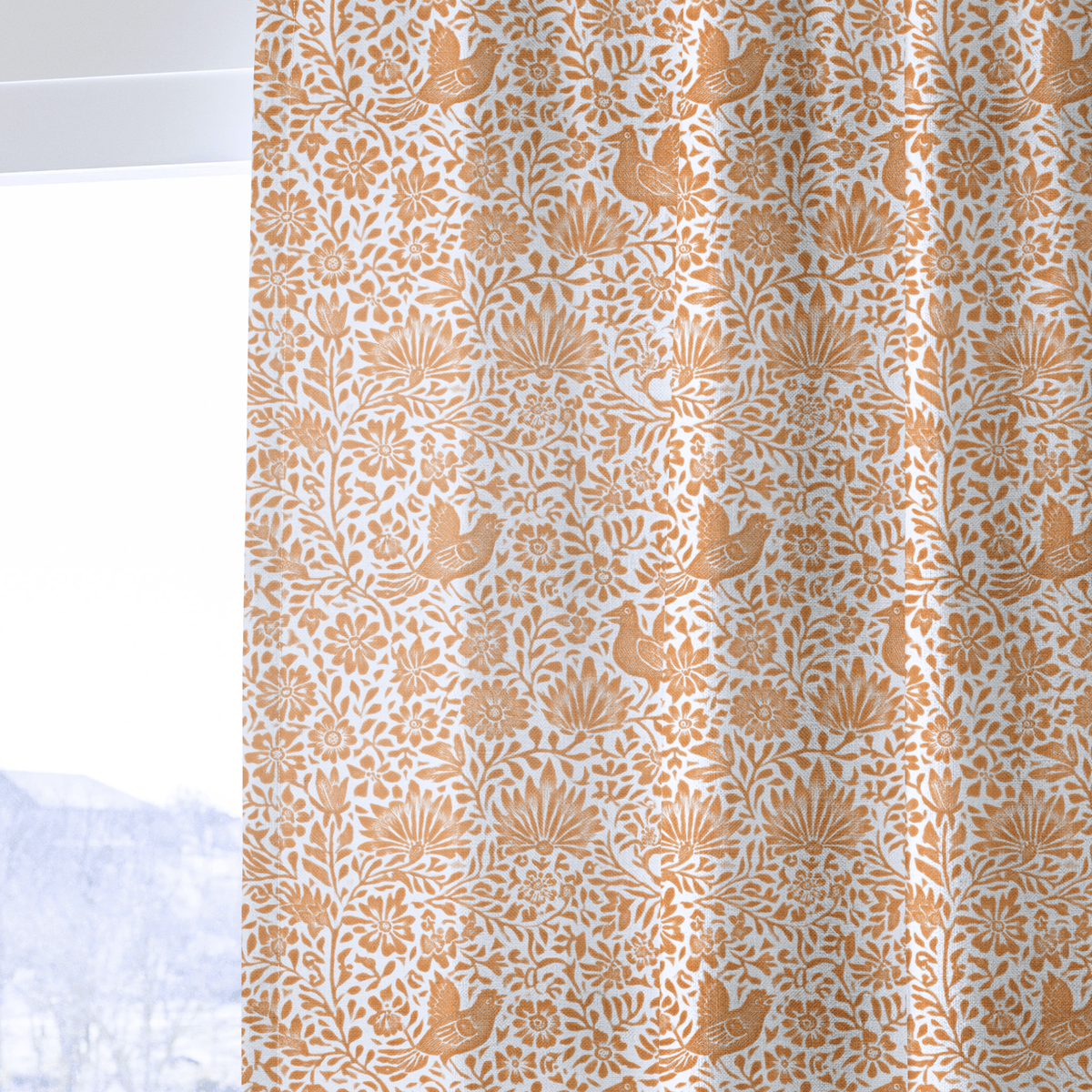 Terracotta - Curtain Panel - The Drapery
