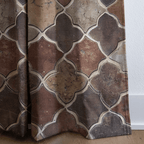 Terracotta Mosaic - Curtain Panel - The Drapery