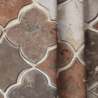 Terracotta Mosaic - Curtain Panel - The Drapery
