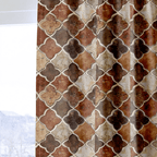 Terracotta Mosaic - Curtain Panel - The Drapery