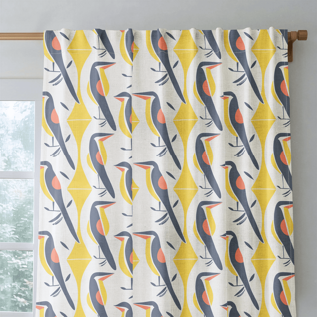 The Aviary - Curtain Panel - The Drapery