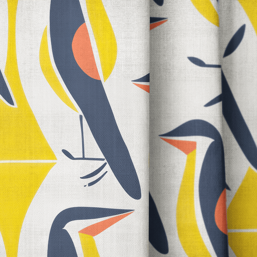 The Aviary - Curtain Panel - The Drapery