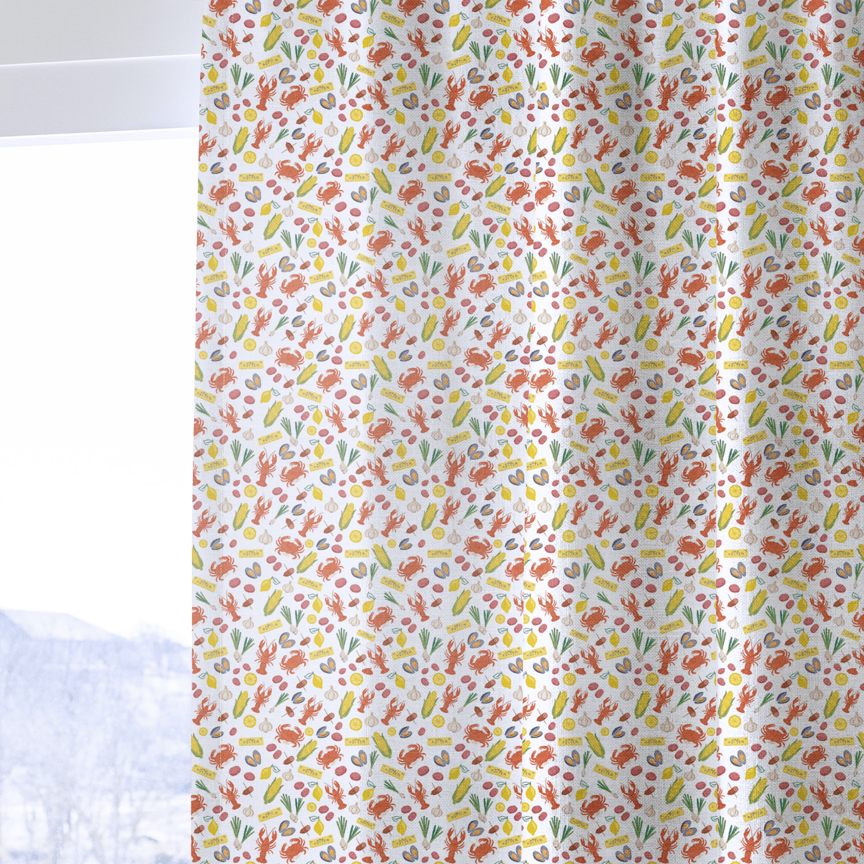 The Boil - Curtain Panel - The Drapery