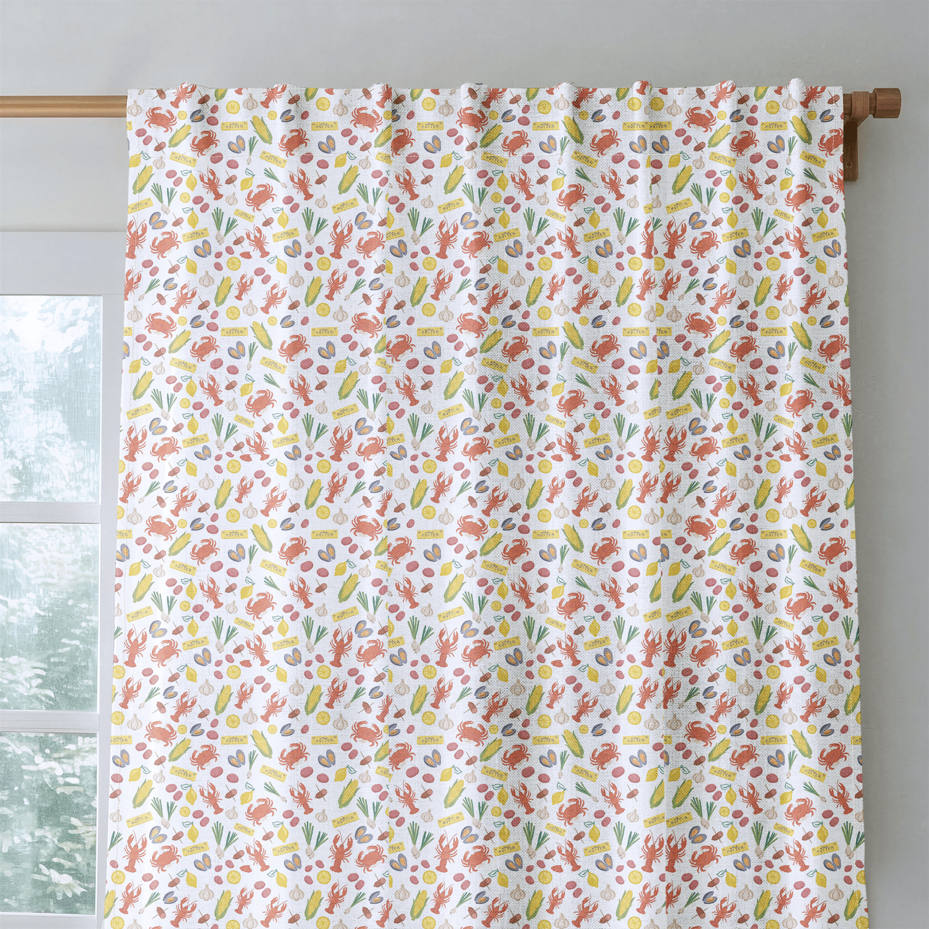 The Boil - Curtain Panel - The Drapery