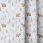 The Brown Bear - Curtain Panel - The Drapery