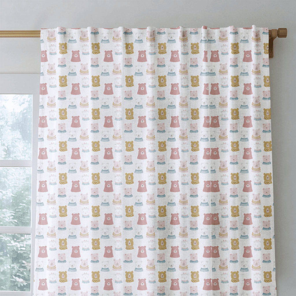 The Cheerful Bears - Curtain Panel - The Drapery