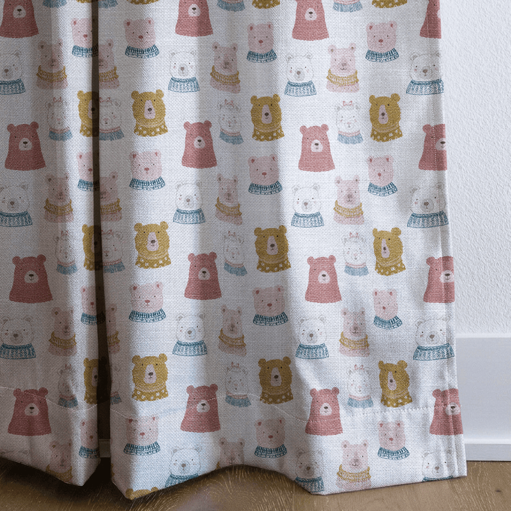 The Cheerful Bears - Curtain Panel - The Drapery